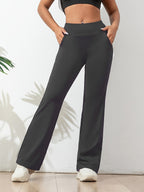 Flared Leg High-Waisted Women's Sports Leggings