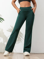 Flared Leg High-Waisted Women's Sports Leggings