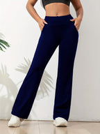 Flared Leg High-Waisted Women's Sports Leggings