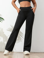 Flared Leg High-Waisted Women's Sports Leggings