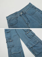 Jacky | Straight Jeans with Multiple Pockets