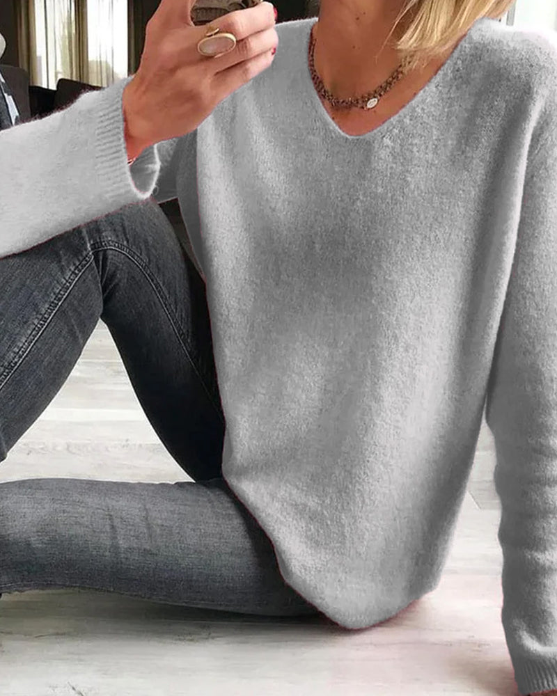 Jacobs | Classic Long Sleeve Plain Jumper