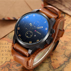 James | Premium Quartz Watch with Leather Strap