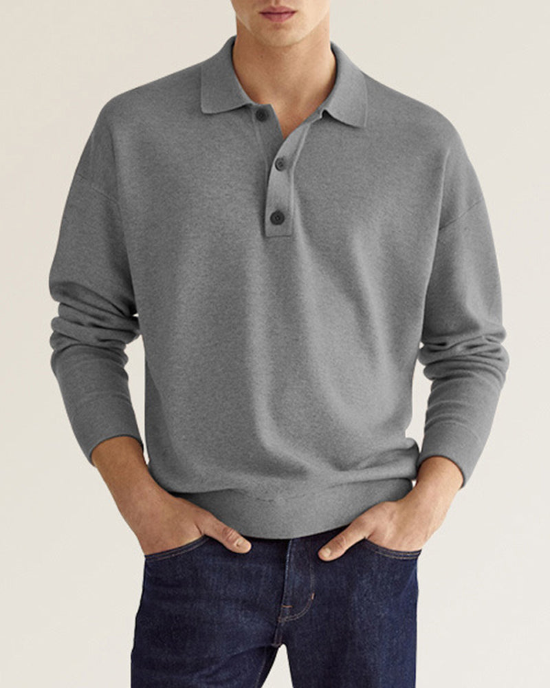 Jantje | Long Sleeve Button-Up Shirt for Men