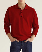 Jantje | Long Sleeve Button-Up Shirt for Men