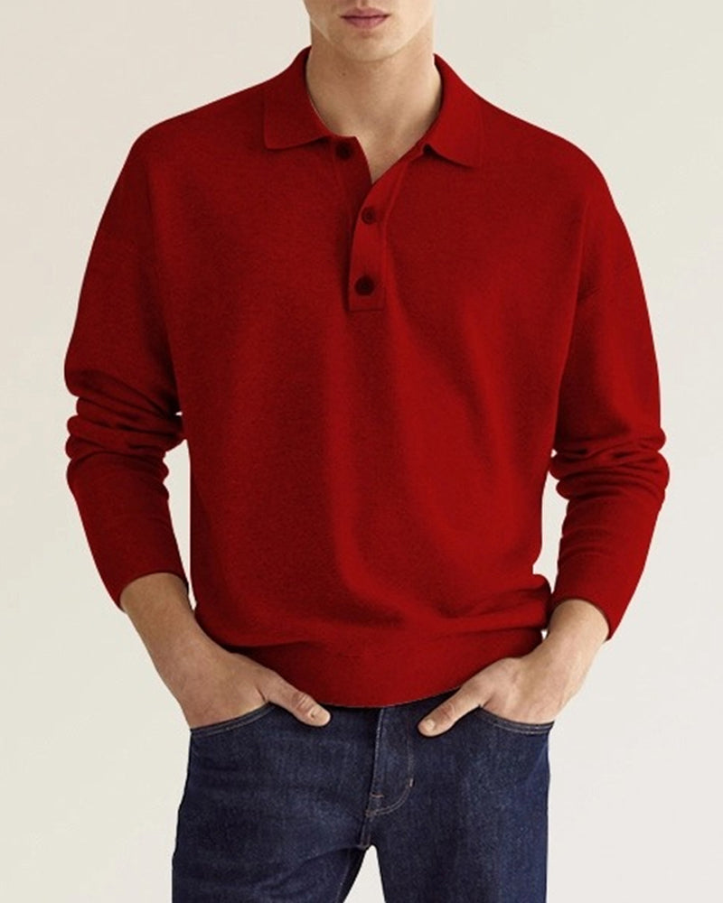 Jantje | Long Sleeve Button-Up Shirt for Men