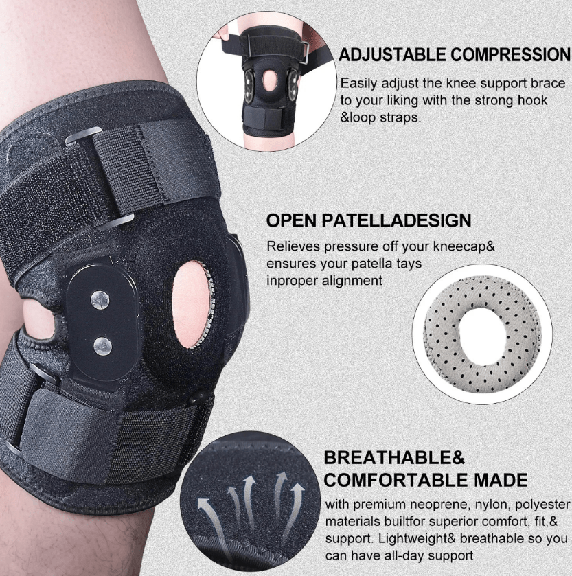 Jason | Adjustable Hinged Knee Brace for Maximum Support and Comfort