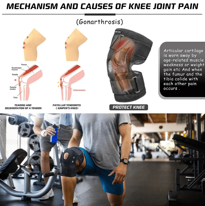 Jason | Adjustable Hinged Knee Brace for Maximum Support and Comfort