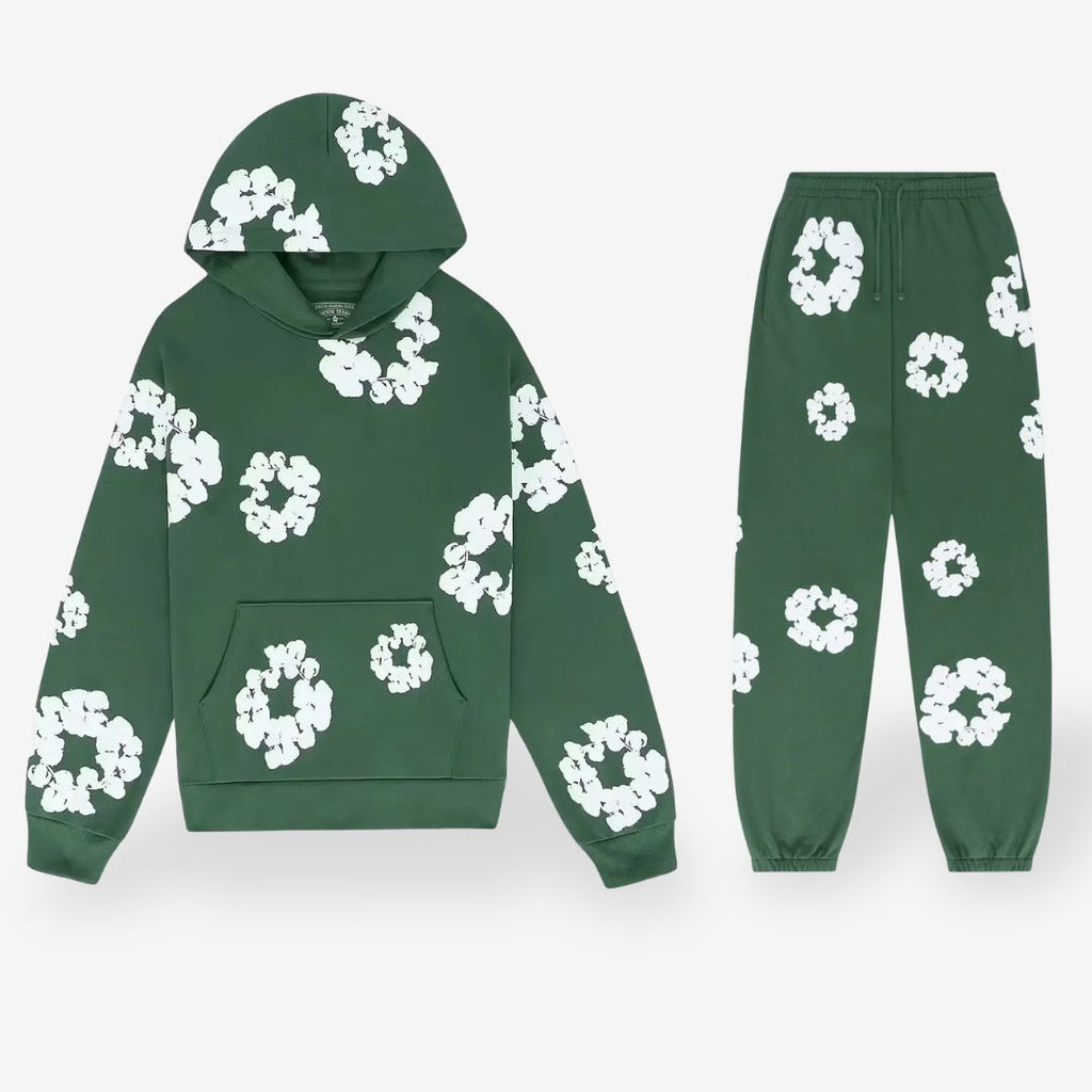 Jasper Floral Tracksuit Set (Hoodie & Pants)
