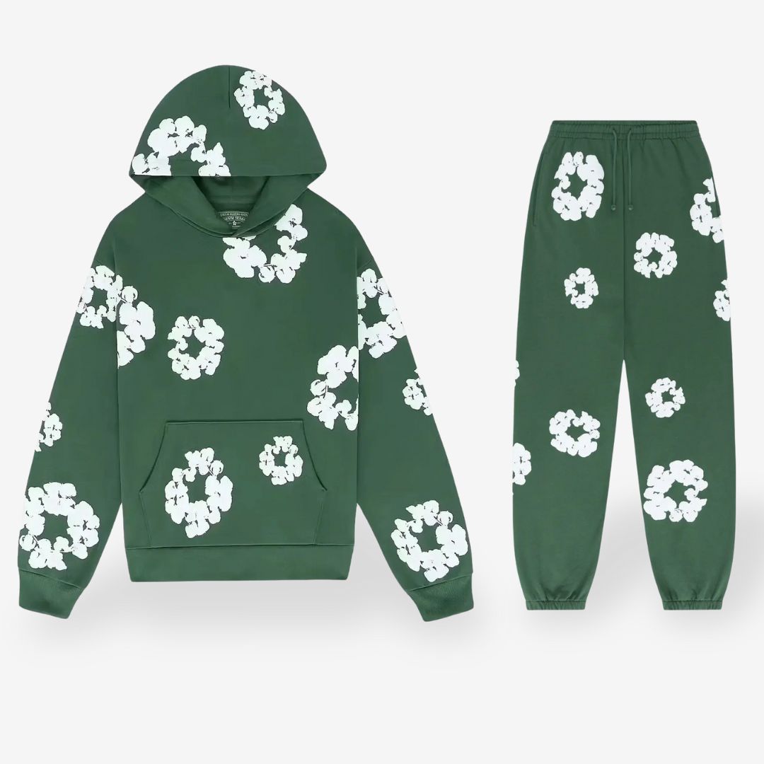 Jasper Floral Tracksuit Set (Hoodie & Pants)