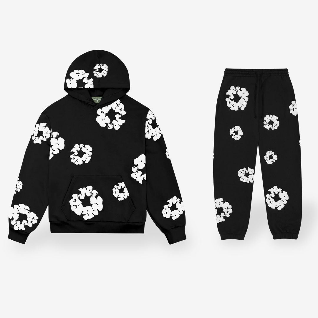 Jasper Floral Tracksuit Set (Hoodie & Pants)
