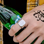 Jasper | Sleek Stainless Steel Ring for Men