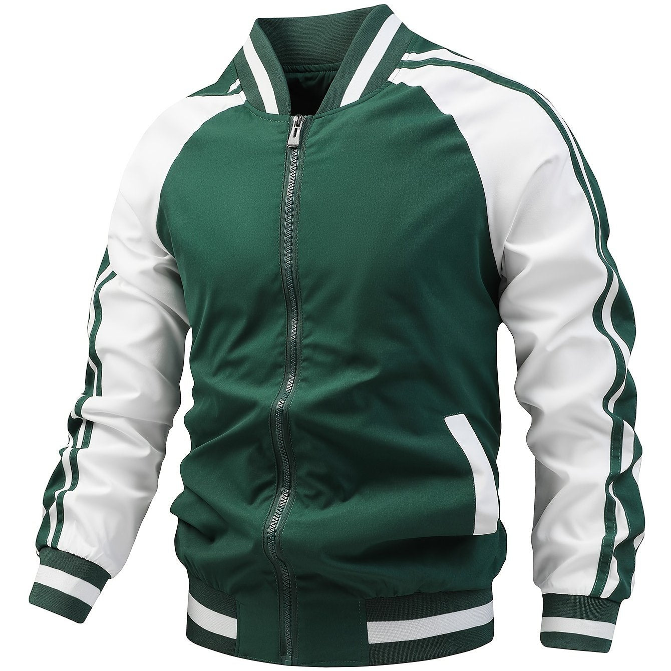 Jasper | Color-Block Graphic Sports Jacket