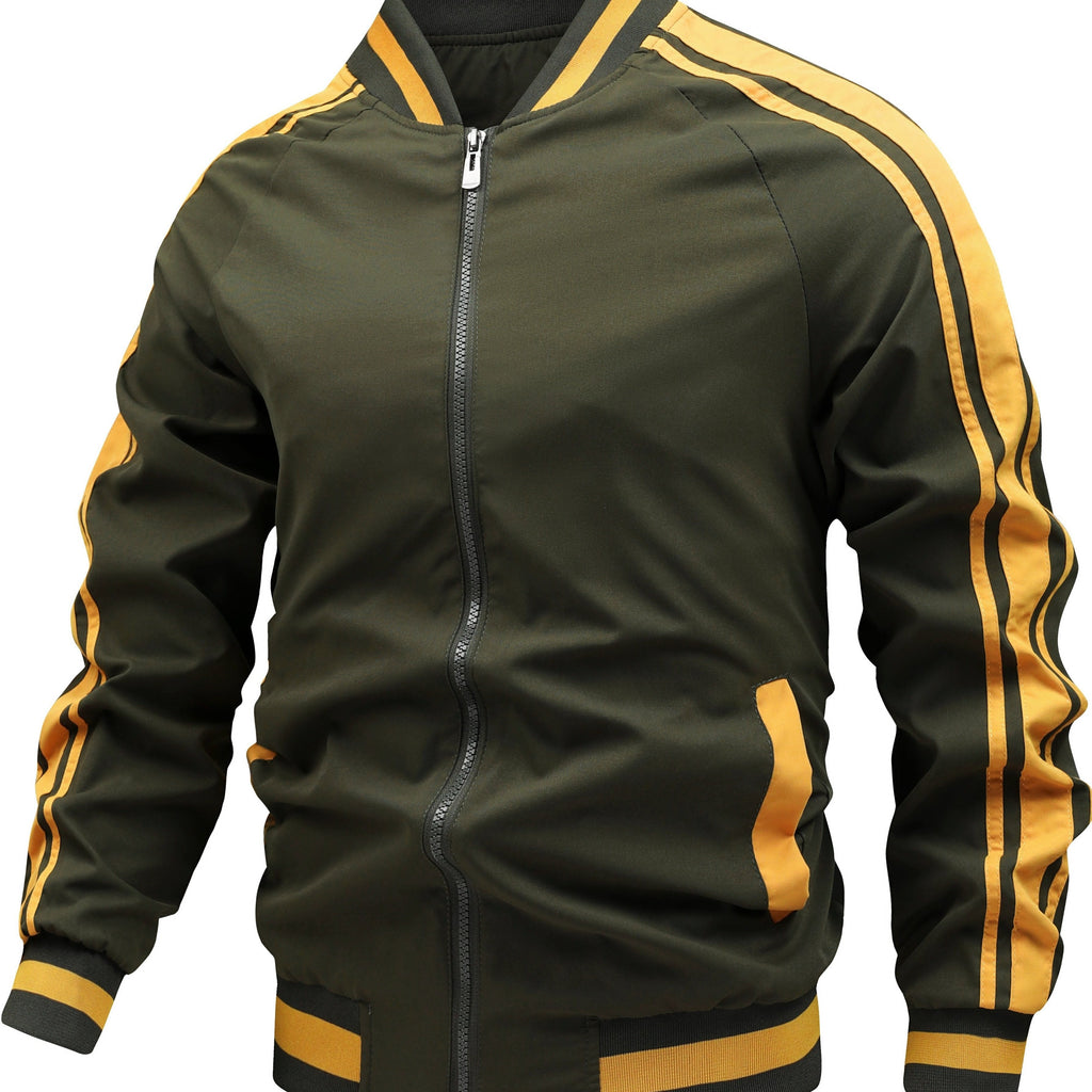Jasper | Color-Block Graphic Sports Jacket