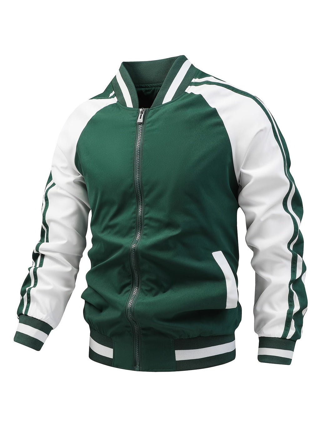 Jasper | Color-Block Graphic Sports Jacket