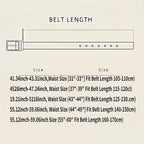 Jeroen | Authentic Leather Belt