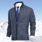 John | Stylish Men's Zip-Up Cardigan with Collar and Pockets