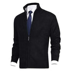 John | Stylish Men's Zip-Up Cardigan with Collar and Pockets