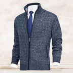 John | Stylish Men's Zip-Up Cardigan with Collar and Pockets