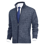 John | Stylish Men's Zip-Up Cardigan with Collar and Pockets