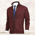 John | Stylish Men's Zip-Up Cardigan with Collar and Pockets