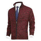 John | Stylish Men's Zip-Up Cardigan with Collar and Pockets