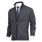 John | Stylish Men's Zip-Up Cardigan with Collar and Pockets