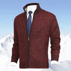John | Stylish Men's Zip-Up Cardigan with Collar and Pockets