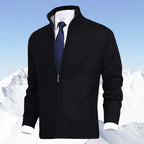 John | Stylish Men's Zip-Up Cardigan with Collar and Pockets