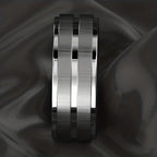 Joris | Sleek Polished Stainless Steel Ring for Men