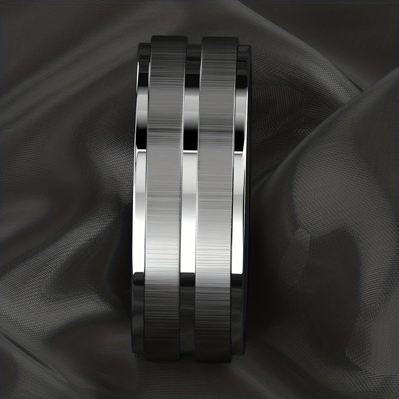 Joris | Sleek Polished Stainless Steel Ring for Men