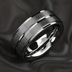Joris | Sleek Polished Stainless Steel Ring for Men