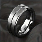 Joris | Sleek Polished Stainless Steel Ring for Men