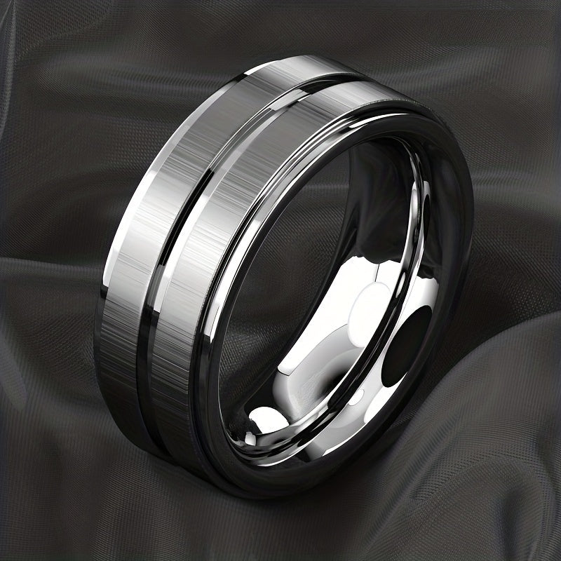Joris | Sleek Polished Stainless Steel Ring for Men