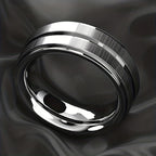 Joris | Sleek Polished Stainless Steel Ring for Men