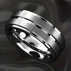 Joris | Sleek Polished Stainless Steel Ring for Men