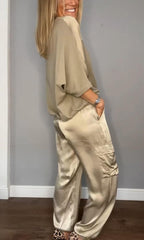 Belle - Satin Women's Coordinated Set