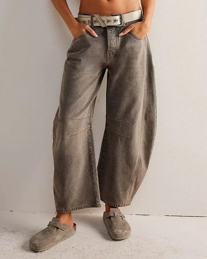 Womens Jeans – Barrel Fit with Mid-Rise Waist