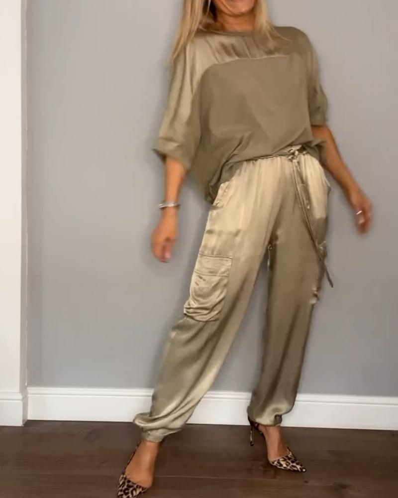 Belle - Satin Women's Coordinating Set