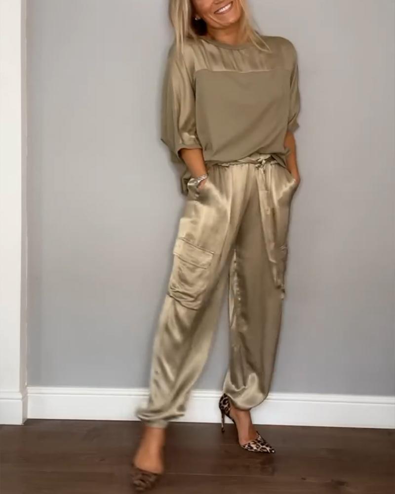 Belle - Satin Women's Coordinating Set