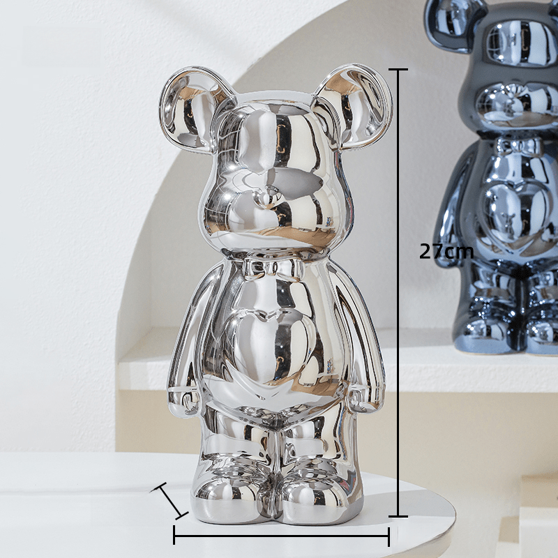 Chic Bear Sculpture for Contemporary Home Décor