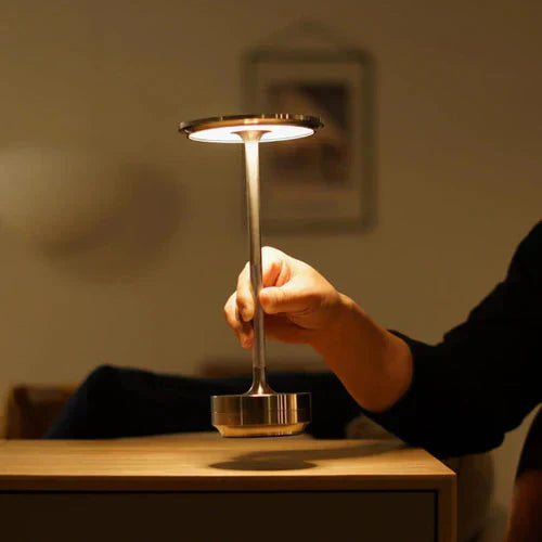 GlowBeam Wireless USB Table Lamp with Charging Capability
