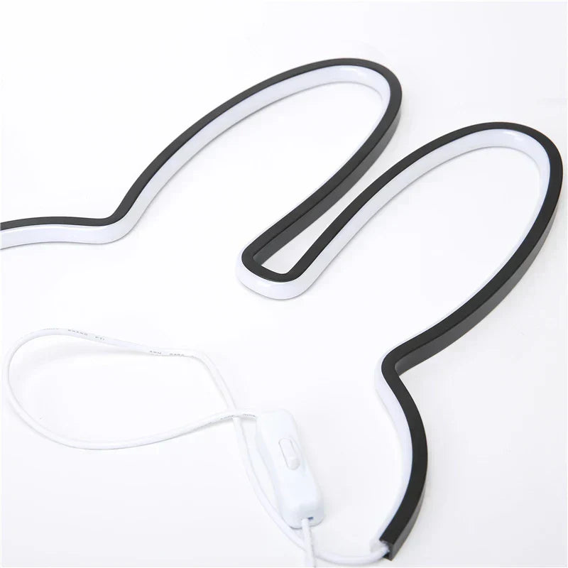 Rechargeable USB Bunny Night Light with Mood-Enhancing Features