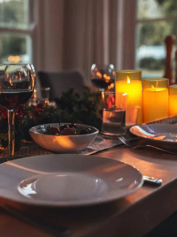 GlowFlicker - 24-Piece Flameless LED Candle Set