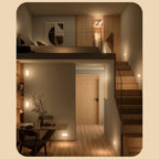 BrightSense Motion Sensor Wall Lamp - USB Rechargeable