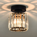 Contemporary Crystal Ceiling Fixture – CrystalGlow