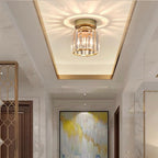 Contemporary Crystal Ceiling Fixture – CrystalGlow