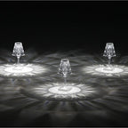 Elegant Crystal Table Lamp with Acrylic Accents - LuxeGlow