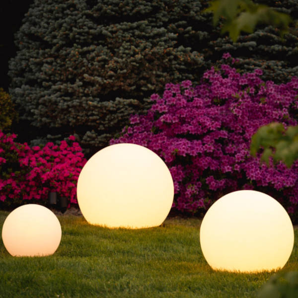 GlowSphere - Circular Outdoor Garden Light