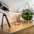 Vintage-Inspired Wireless Table Lamp - LumiBar